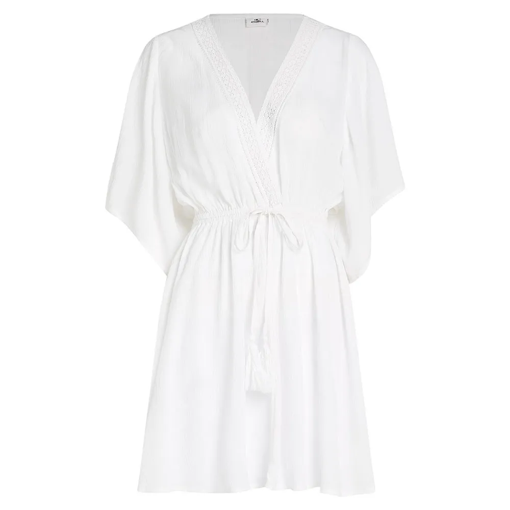 

Короткое платье с коротким рукавом O'neill Essentials Cover-Up, белый