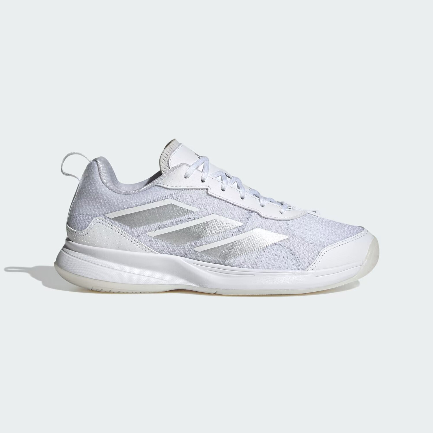 

Низкие теннисные туфли Avaflash Adidas, цвет Cloud White/Cloud White/Silver Metallic
