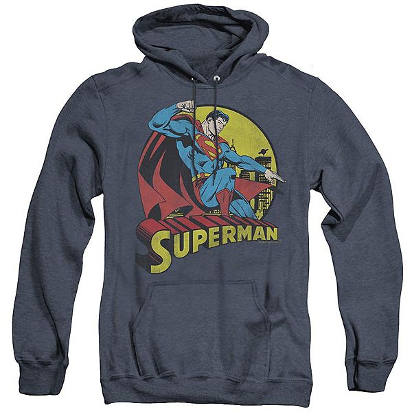 

Толстовка с капюшоном Dc comics big blue adult heather Licensed Character
