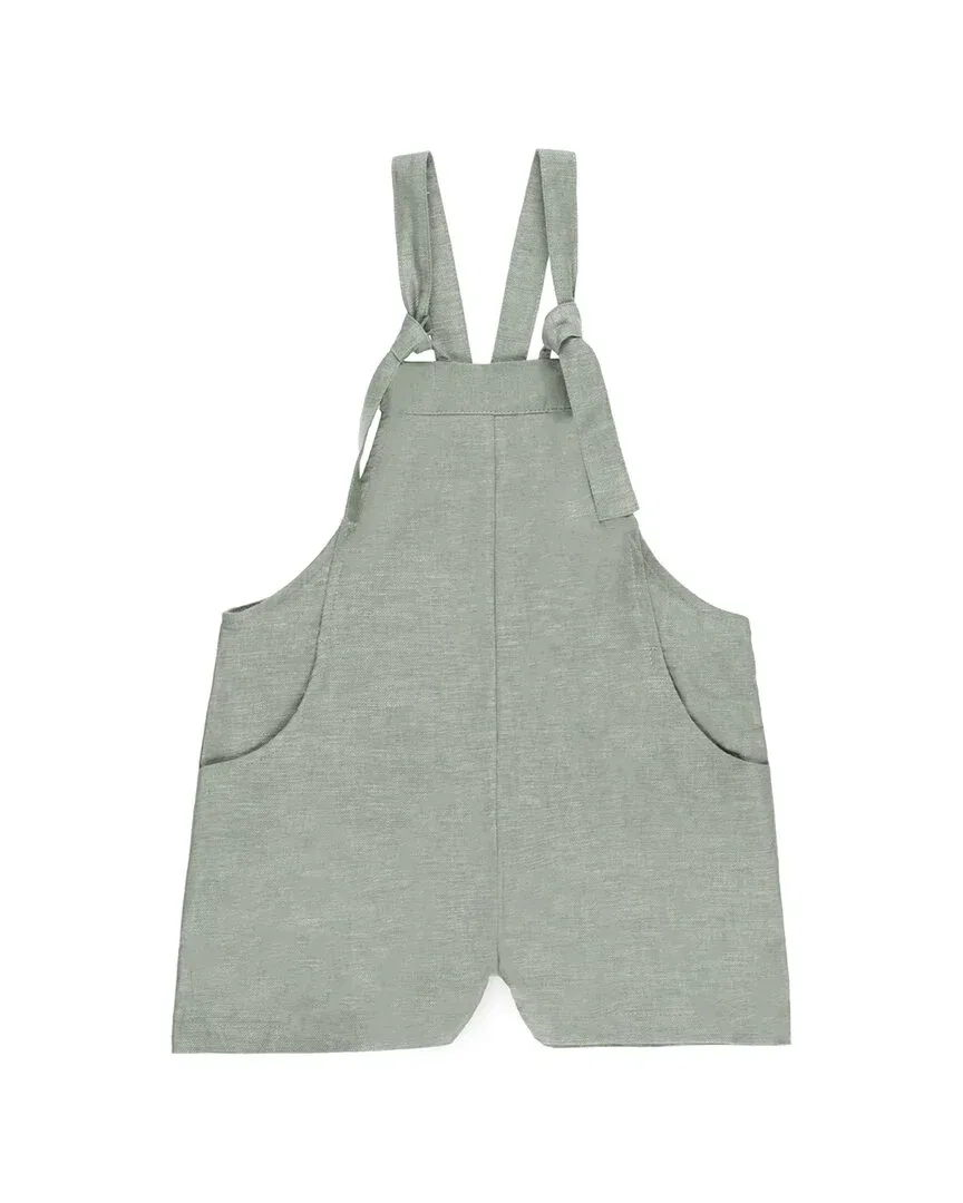 Комбинезон Rylee + Cru Collective Skipper из льняной смеси, зеленый