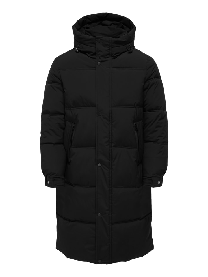 

Only&Sons Куртка 'SEUL LONG' черного цвета