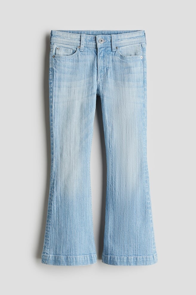 

Расклешенные джинсы узкого кроя H&M, синий