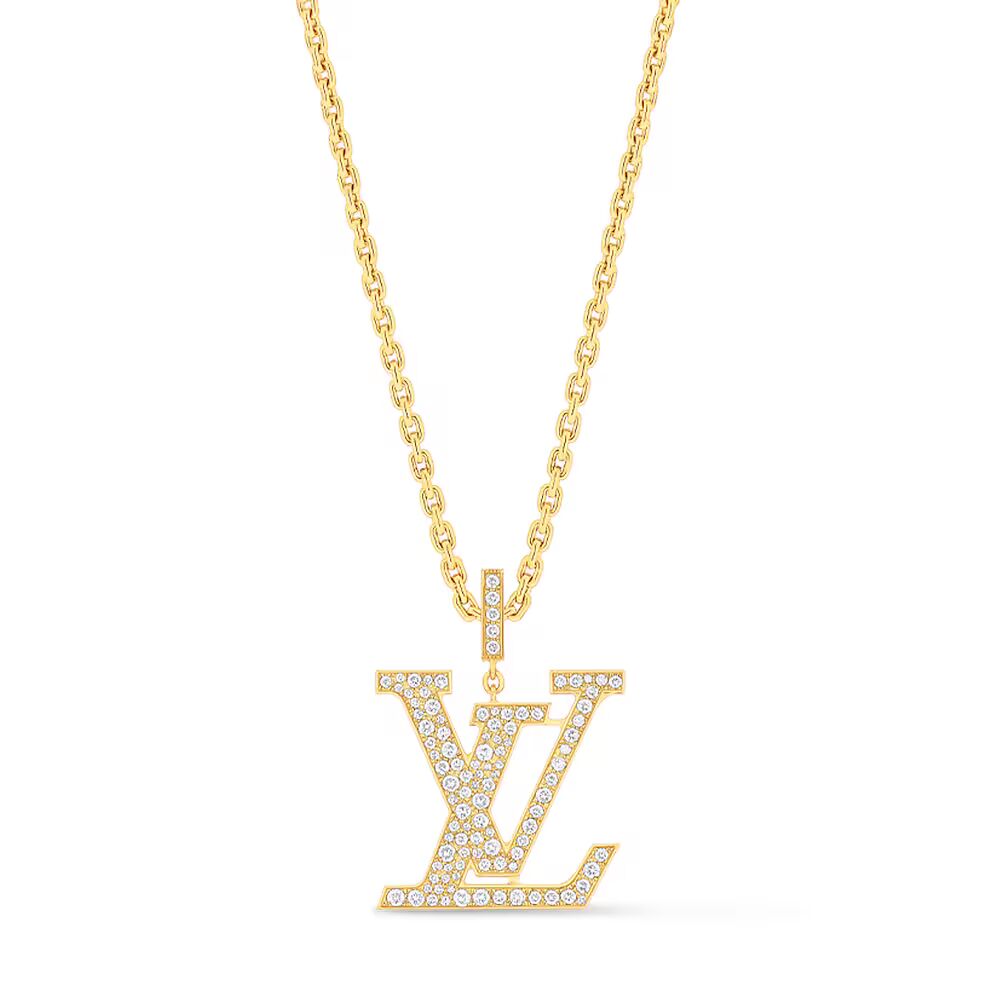 

Подвеска LV Medium, желтое золото и бриллианты Louis Vuitton, золотой