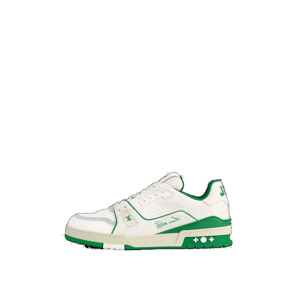 

Кроссовки lv trainer sneakers 'white green' Louis Vuitton, белый