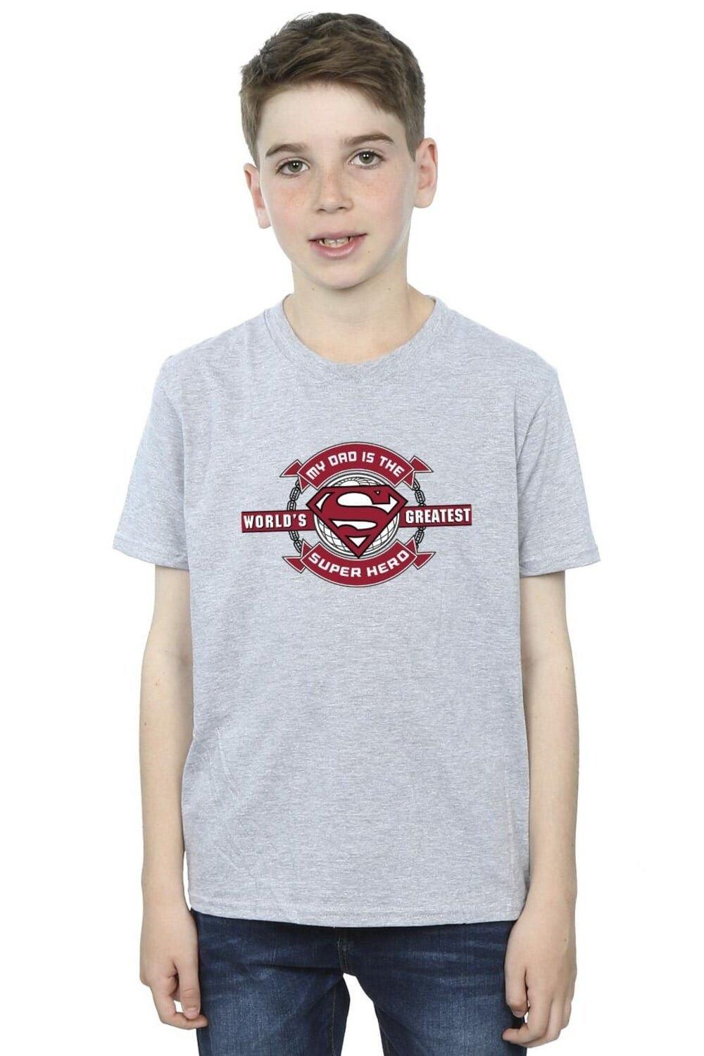 

Футболка «Супермен-супергерой» DC Comics, серый