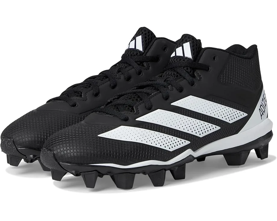 Кроссовки Adidas Adizero Impact.2 Molded Rubber Football Cleats, Black/White/Black