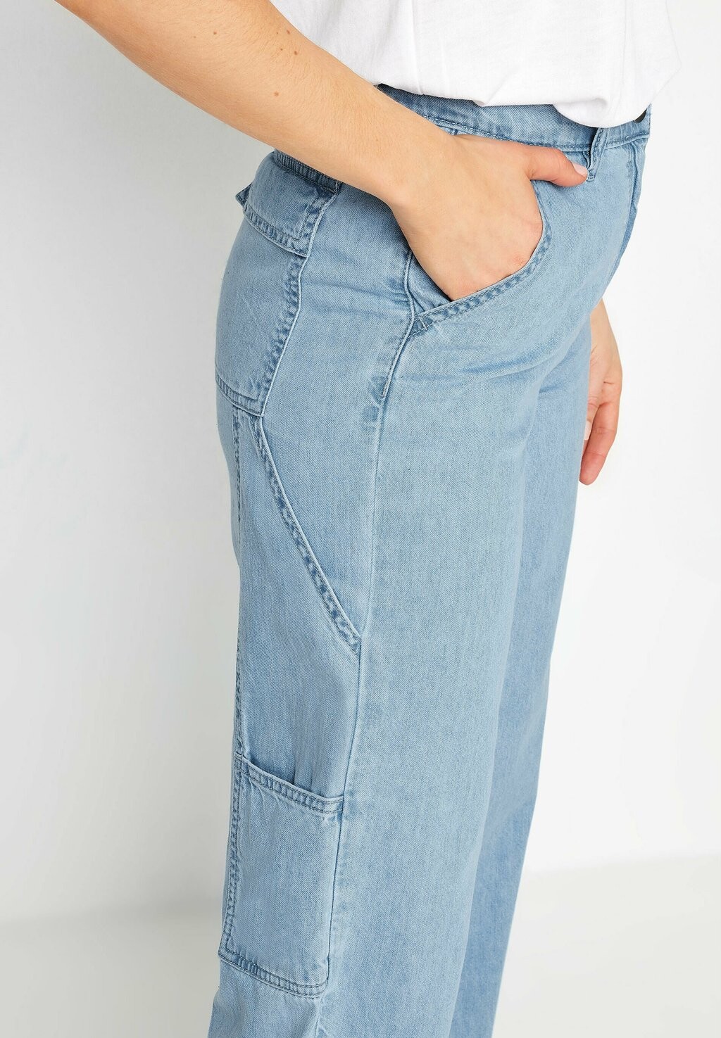 

Джинсы прямого кроя CARPENTER STYLE Long Tall Sally, светло-голубой