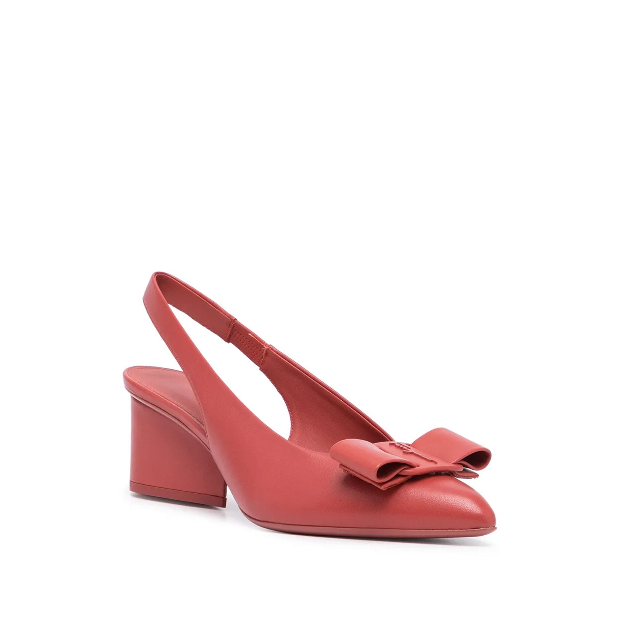 Ferragamo босоножки-лодочки на шлейке Salvatore Ferragamo, красный/розовый — фото 3