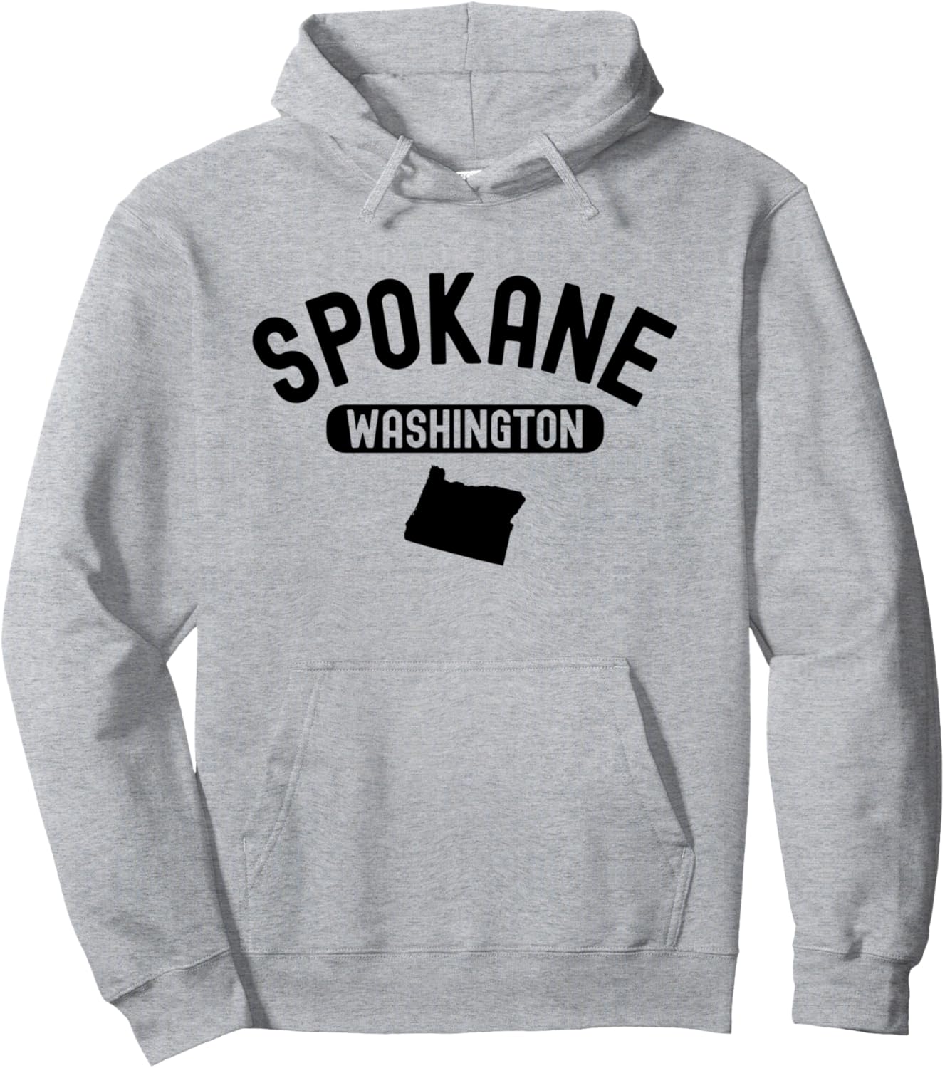 

Худи Retro 509, Спокан, Вашингтон, Сиэтл, Тихоокеанский Северо-Запад Pacific Northwest Apparel Co, серый