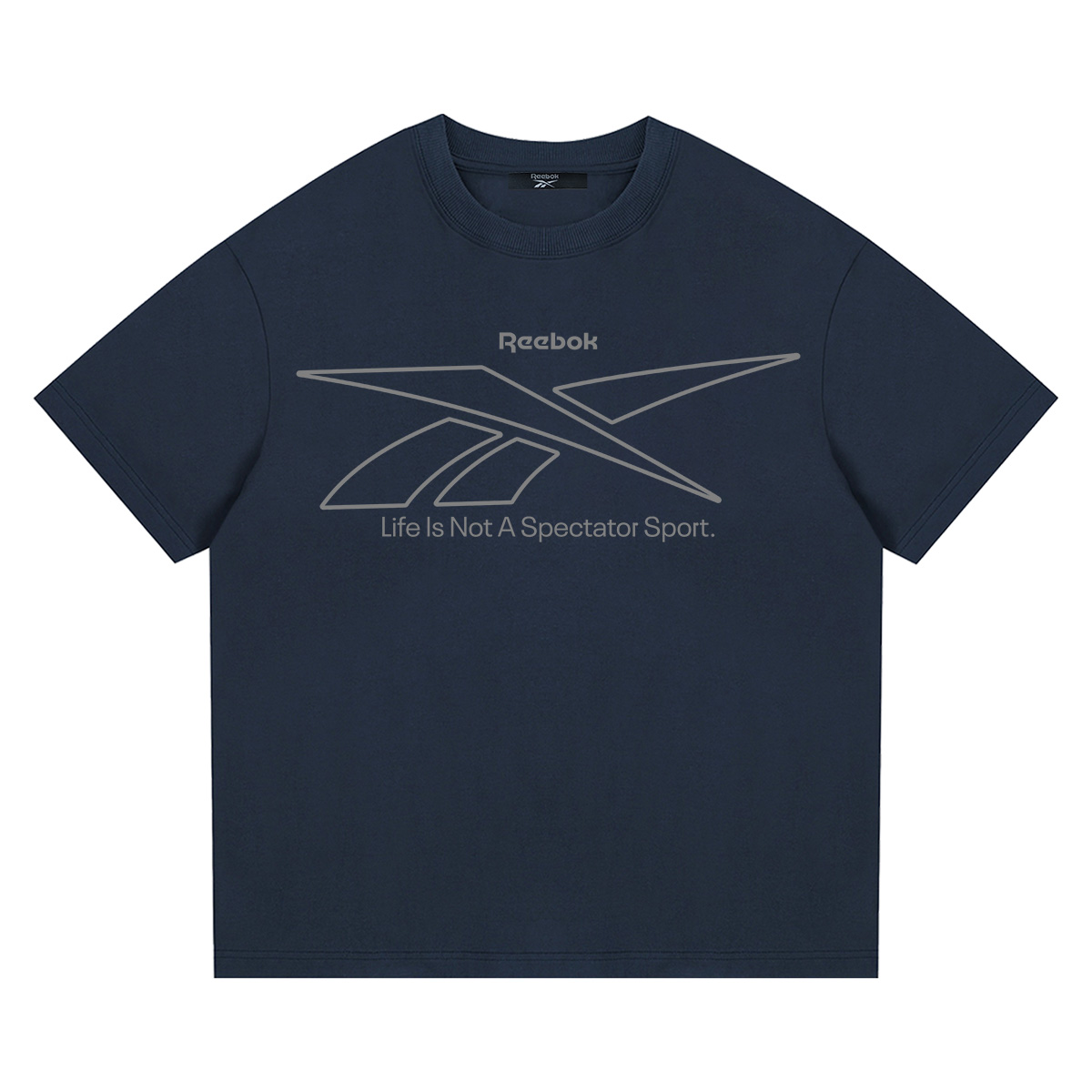 

Футболка Unisex Crew Neck Moderate Heavyweight Reebok, темно-синий