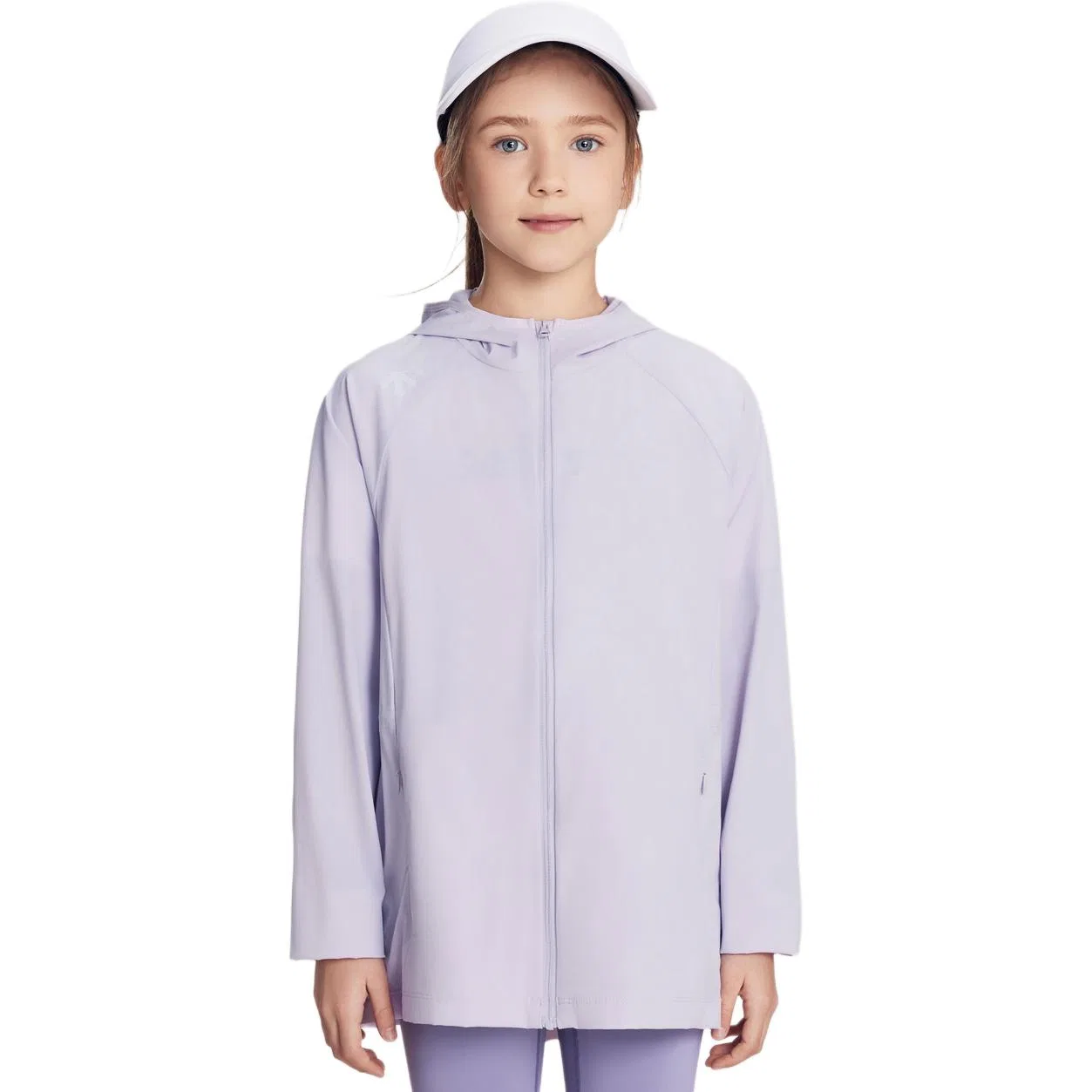 Куртка TRAINING SS25 Teenagers DESCENTE, WT-Bright White Tpg — фото 3