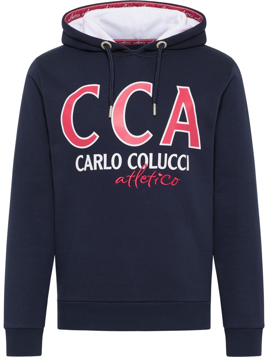 

Толстовка Carlo Colucci Hoodie ohne Reißverschluss D'Amante, темно-синий