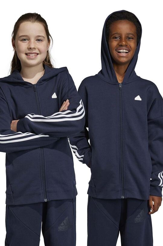 

Детская толстовка adidas U FI 3S FZ, темно-синий