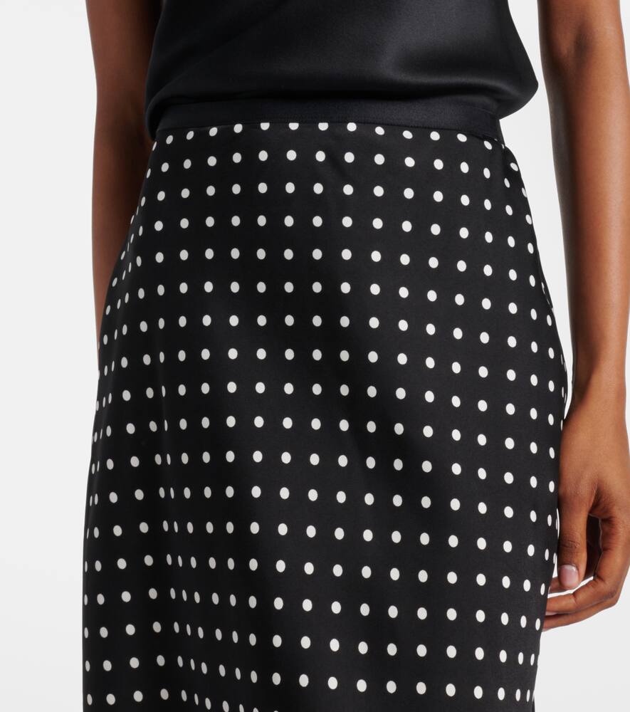 Юбка-полусолнце в горошек Polo Ralph Lauren, 1929 Polka Dot Black/White — фото 4