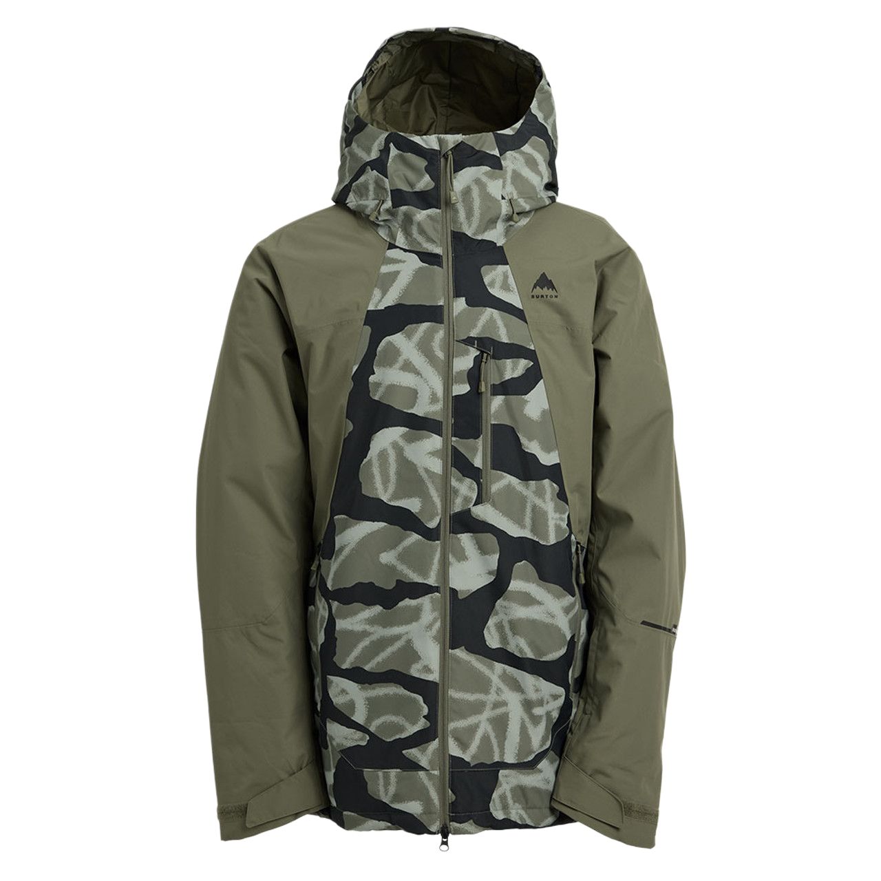 

Мужская горнолыжная куртка RESERVE Burton, 0ewz graffiti camouflage/moss зеленый-w26