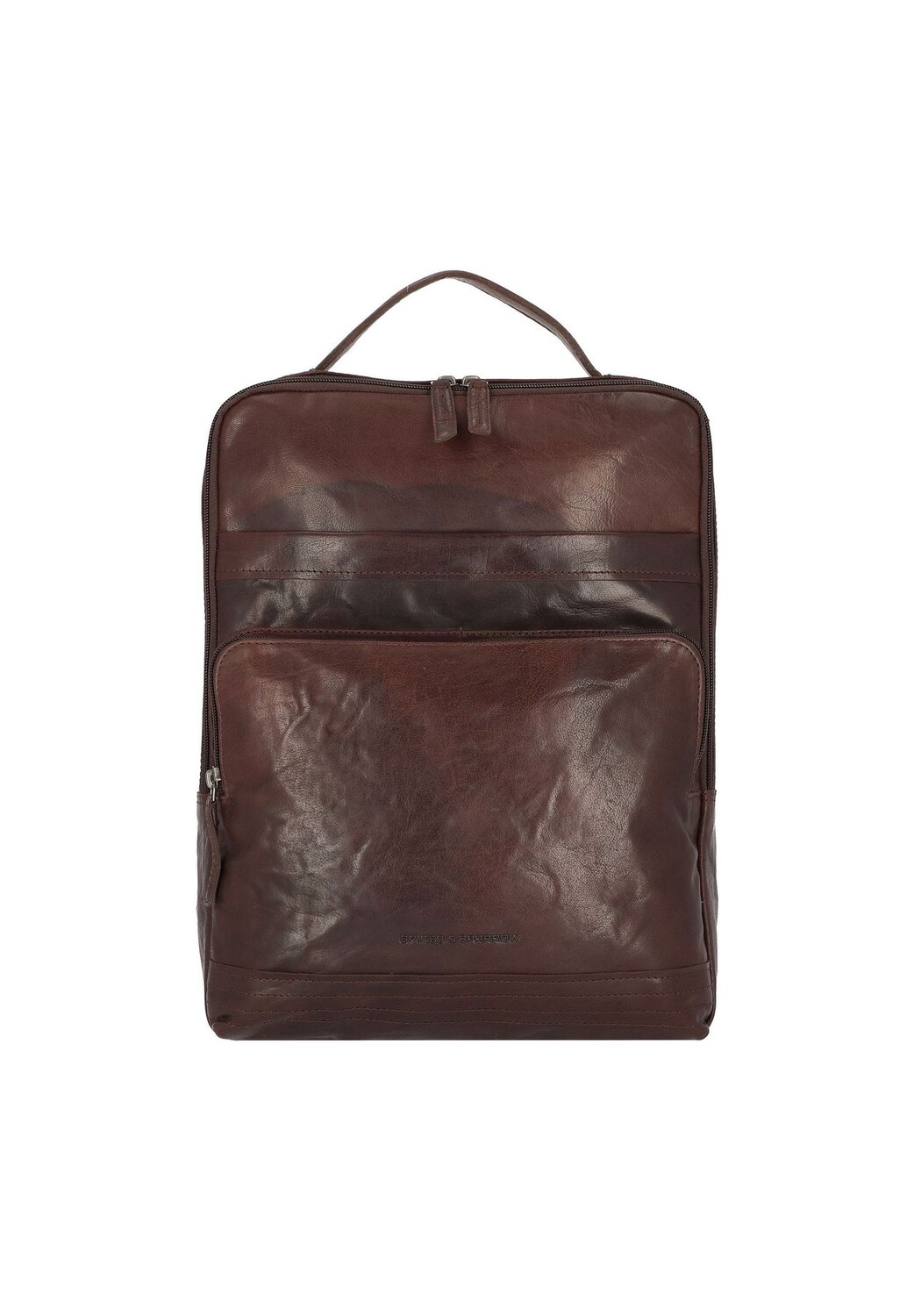 

Кожаный рюкзак Bronco 40 см с отделением для ноутбука SPIKES & SPARROW, цвет Darkbrown