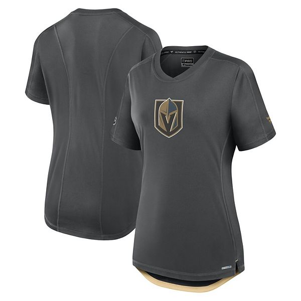 

Женская серая футболка Vegas Golden Knights Authentic Pro Rink Tech Fanatics, Серый, Женская серая футболка Vegas Golden Knights Authentic Pro Rink Tech Fanatics