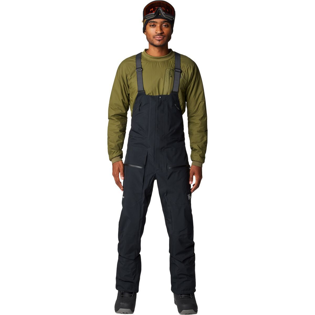 

Высокогорные брюки с подтяжками Gore-Tex C-Knit Mountain Hardwear, черный