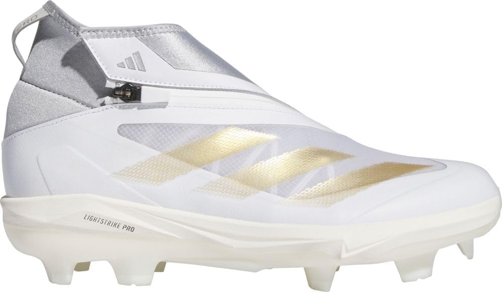 

Бейсбольные кроссовки adidas Men's Adizero Impact TPU, белый/золотой