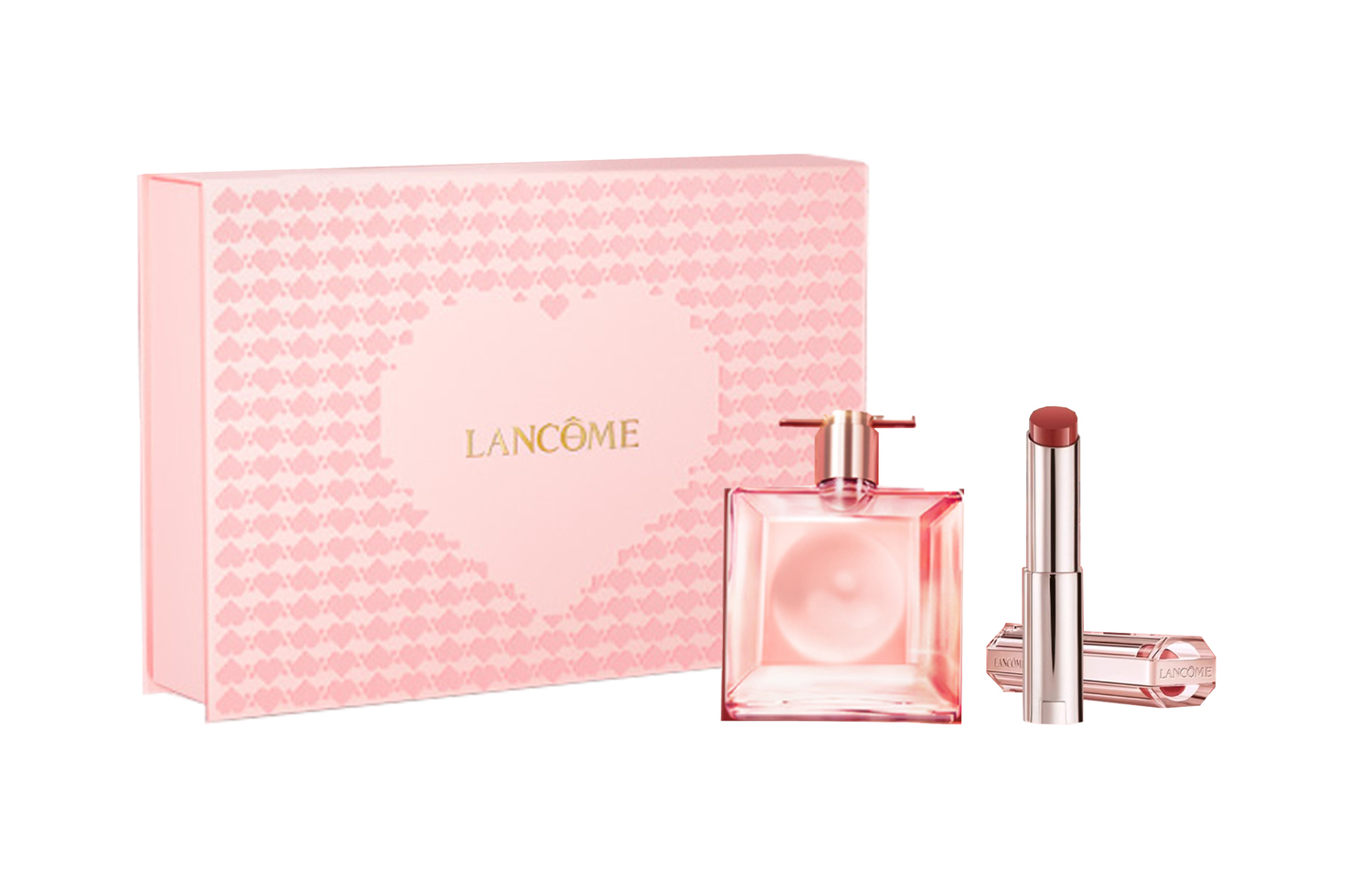 

LANKOU Qixi Festival Limited Edition набор моя помада + мои духи туалетная вода лимон жасмин 25мл+3г LANCOME