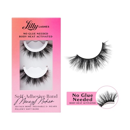 

3D Самоклеящиеся Ресницы Не Требуется Клей Для Ресниц Lilly Lashes