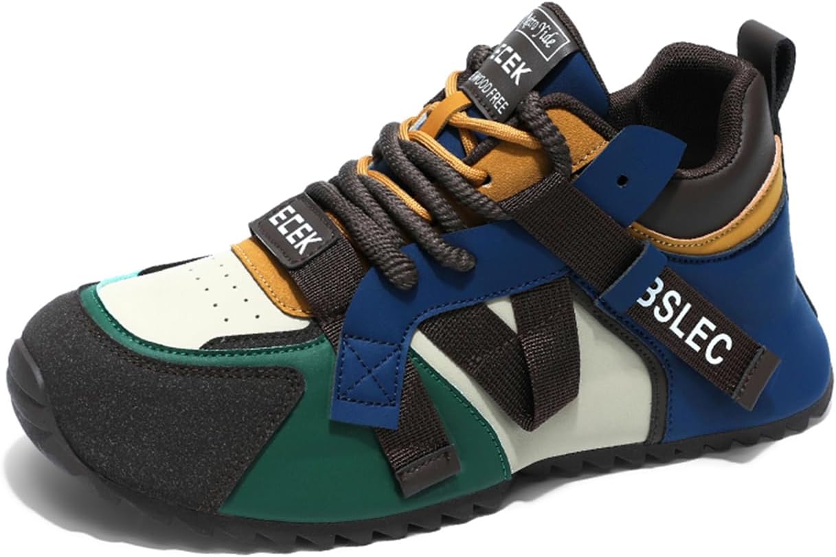 

Мужские массивные кроссовки на платформе, ретро, с нескользящей подошвой, дышащие, прочная подошва, повседневные кеды «для папы», на каждый день Zhoupulp, зеленый