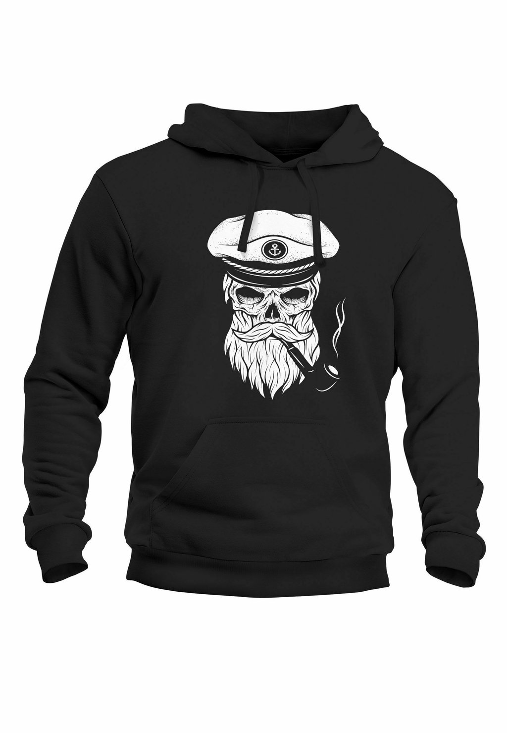 

Толстовка с капюшоном TOTENKOPF KAPITÄN CAPTAIN SKULL BARD SE Neverless, черный