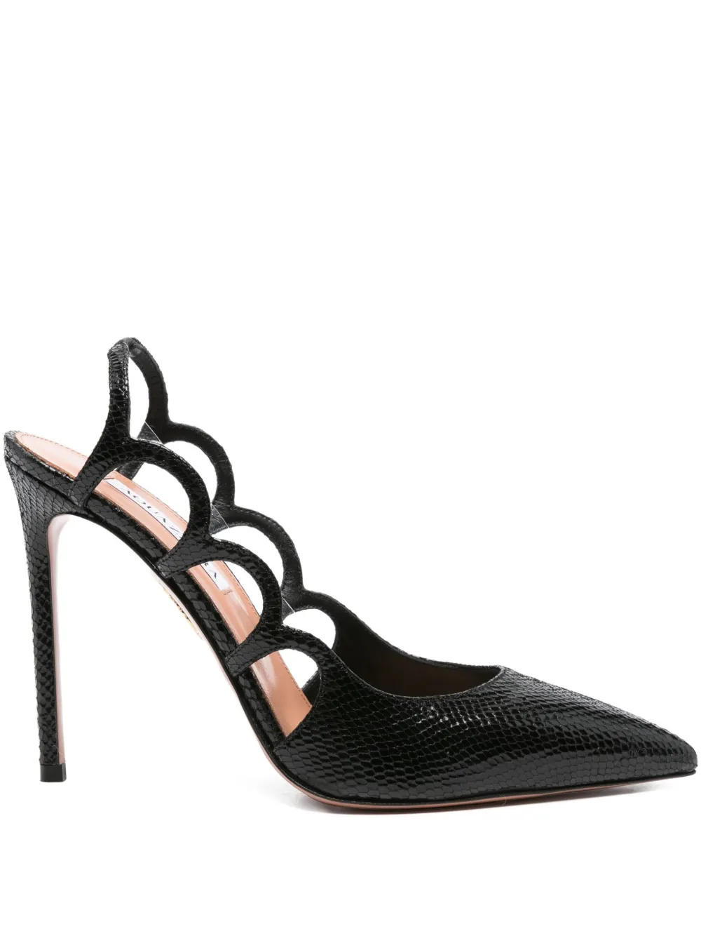 Туфли Endless Love 105 мм Aquazzura, черный