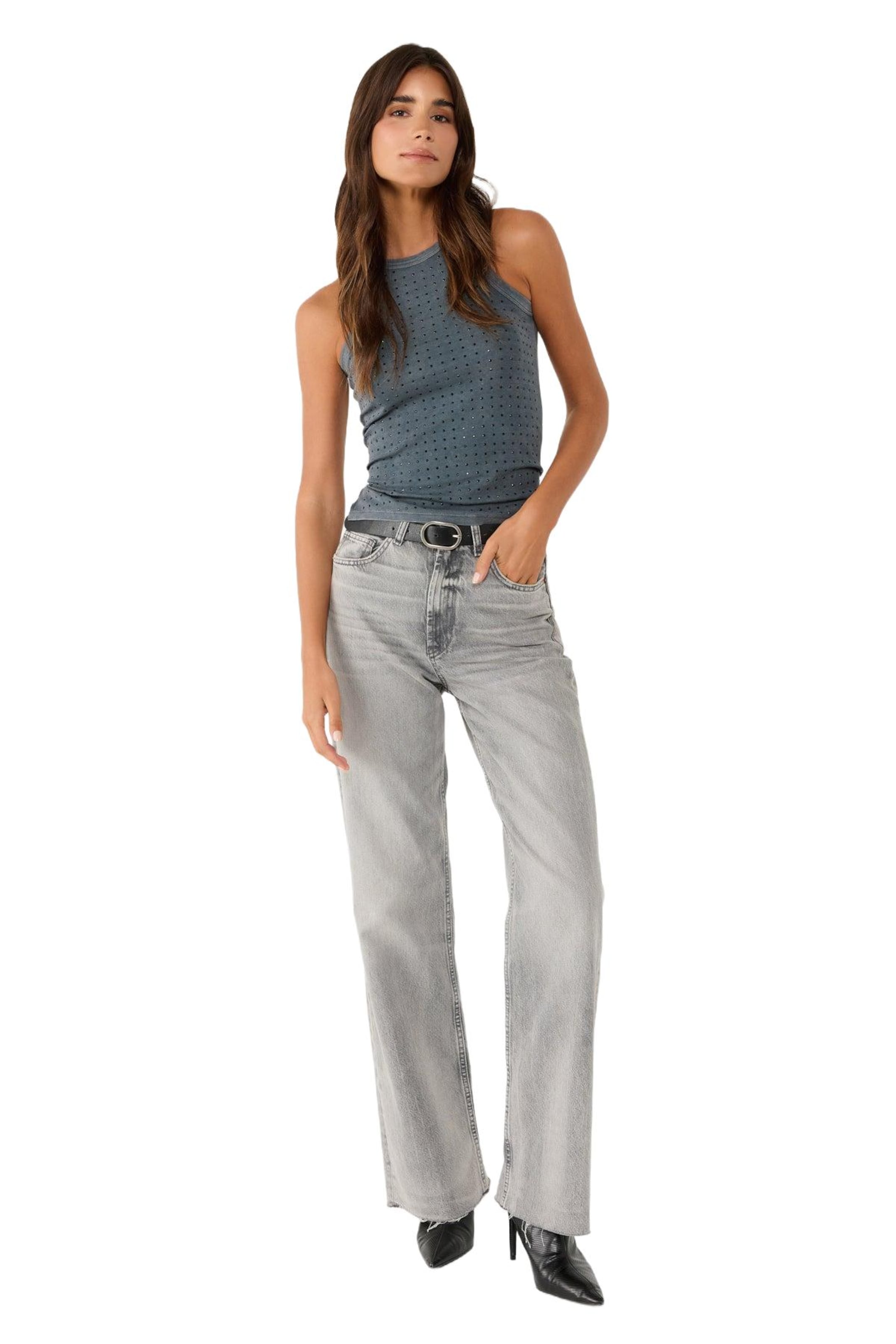 

No Matter What Топ в цвете базальтовый серый