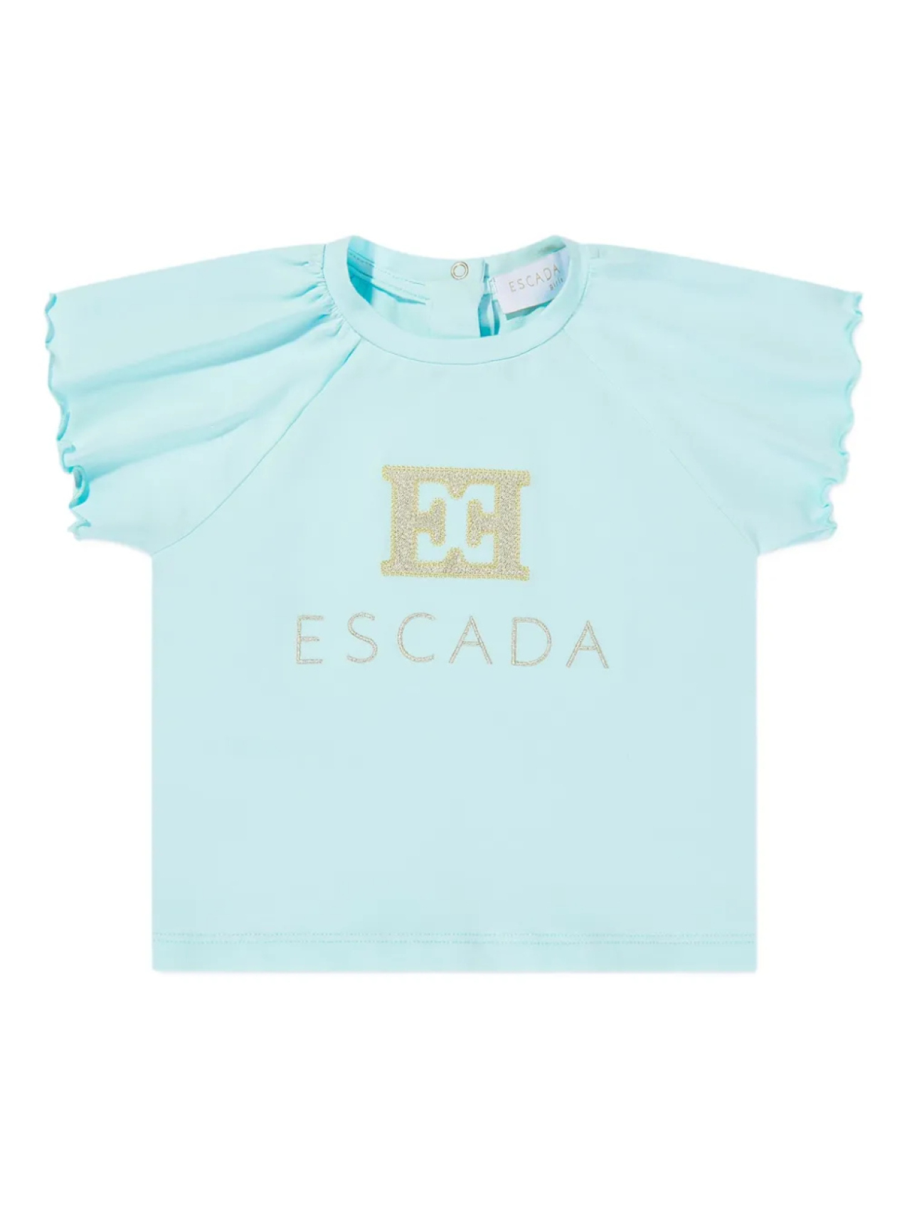 

Футболка Escada Kids с вышитым логотипом, синий