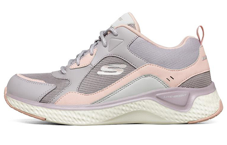 

Кроссовки женские Solar Fuse Running Shoes Low-top лавандового цвета Skechers