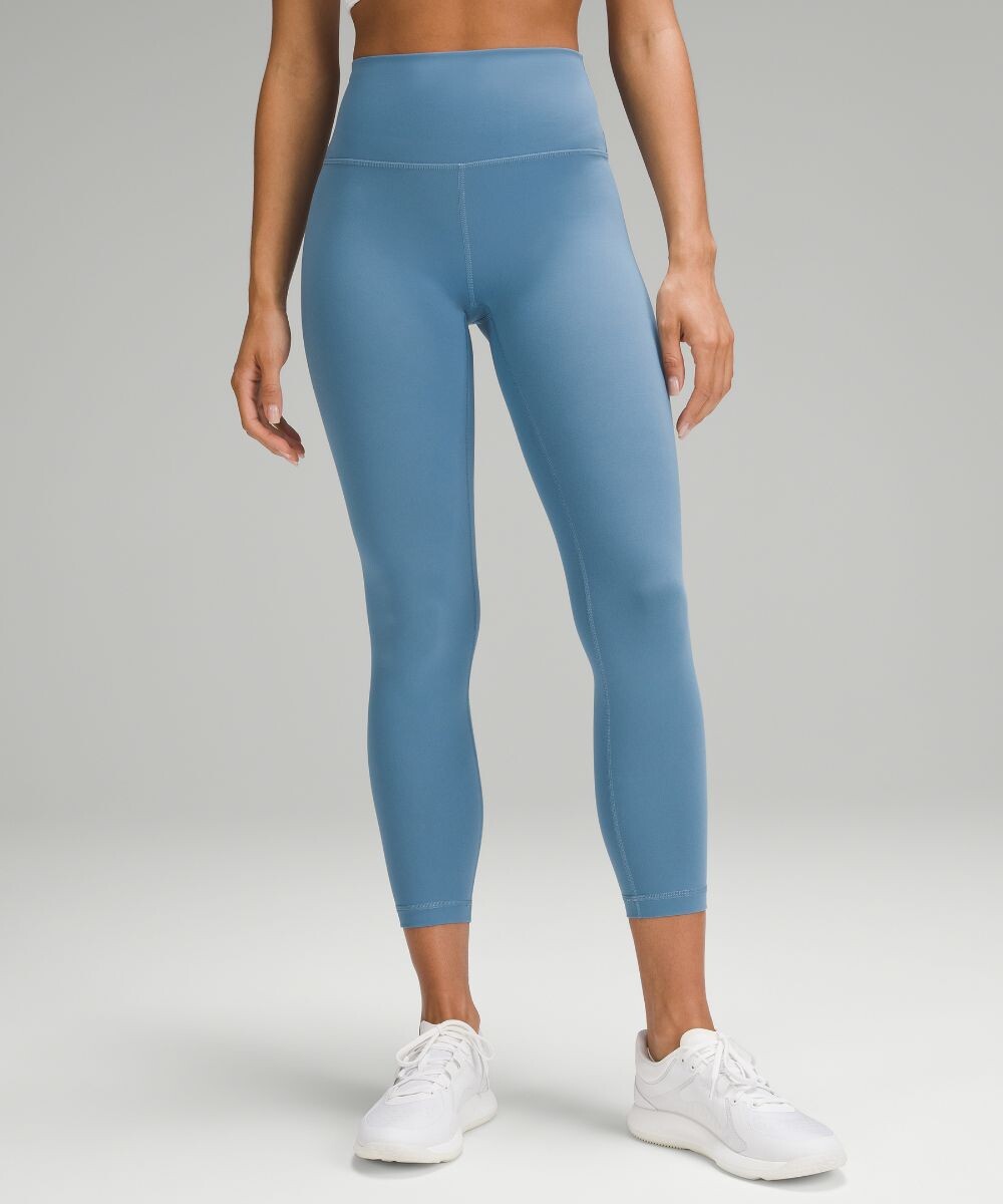 

Высокие леггинсы Wunder Train Lululemon, синий