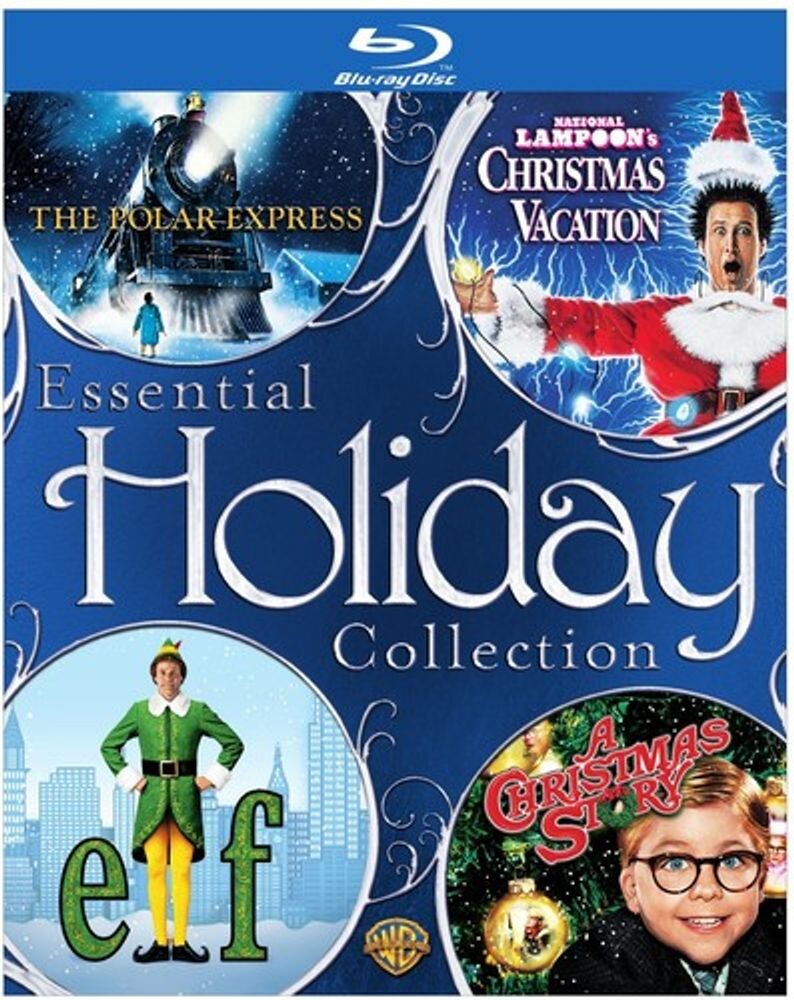 

Диск Blu-ray Essential Holiday Collection (Elf / Vacation / Polar Express / Christmas Story)