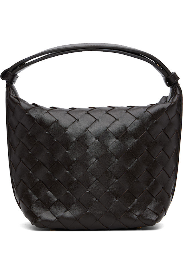 

Bottega Veneta Коричневая микро-сумка Wallace