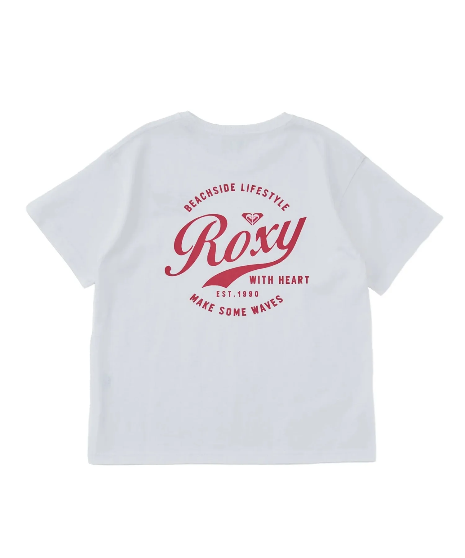 Детская футболка ROXY MINI ROXY WITH HEART с принтом чёрная