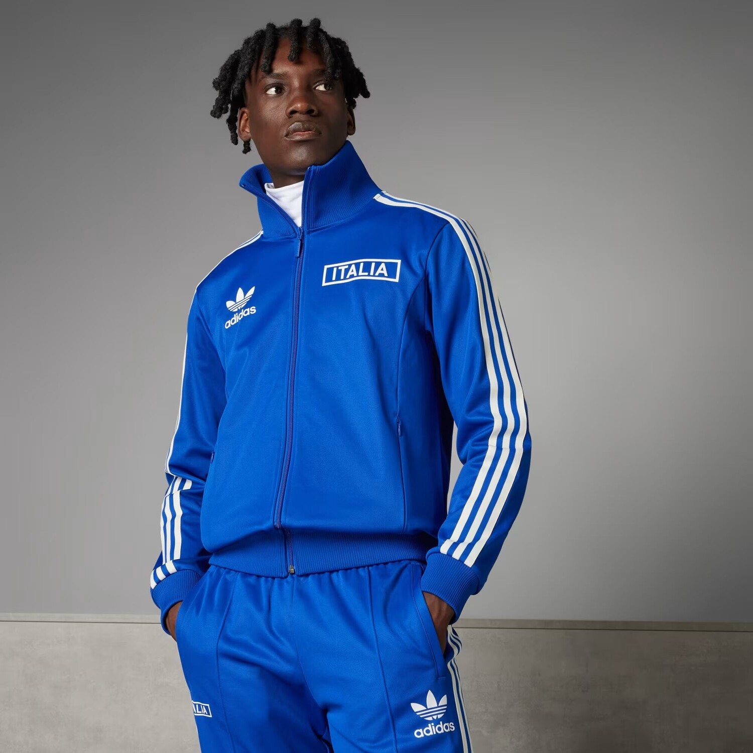 

Италия Спортивная футболка Beckenbauer Adidas, цвет Royal Blue
