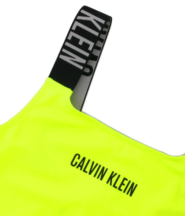 Купальник детский Calvin Klein Swimwear слитный, зеленый — фото 3