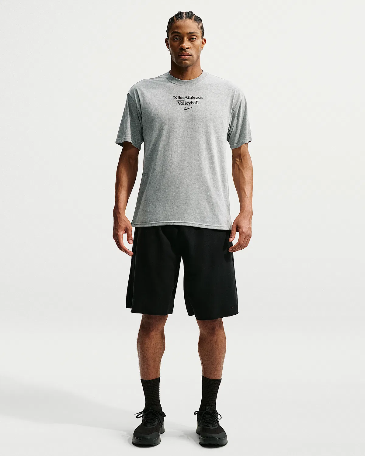 Мужская футболка Max90 Nike Volleyball, Dark Grey Heather — фото 4