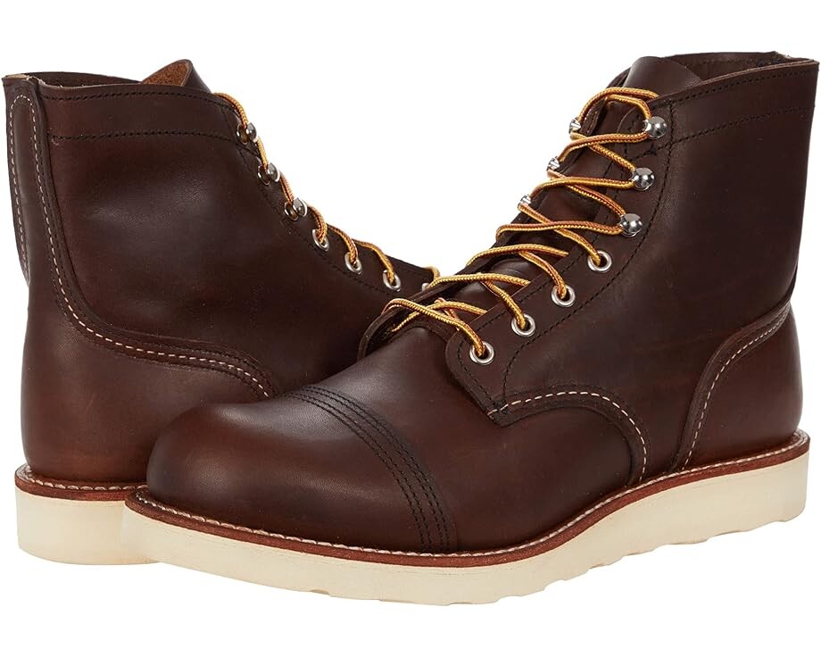 

Ботинки Red Wing Heritage Iron Ranger Traction Tred, цвет Amber Harness