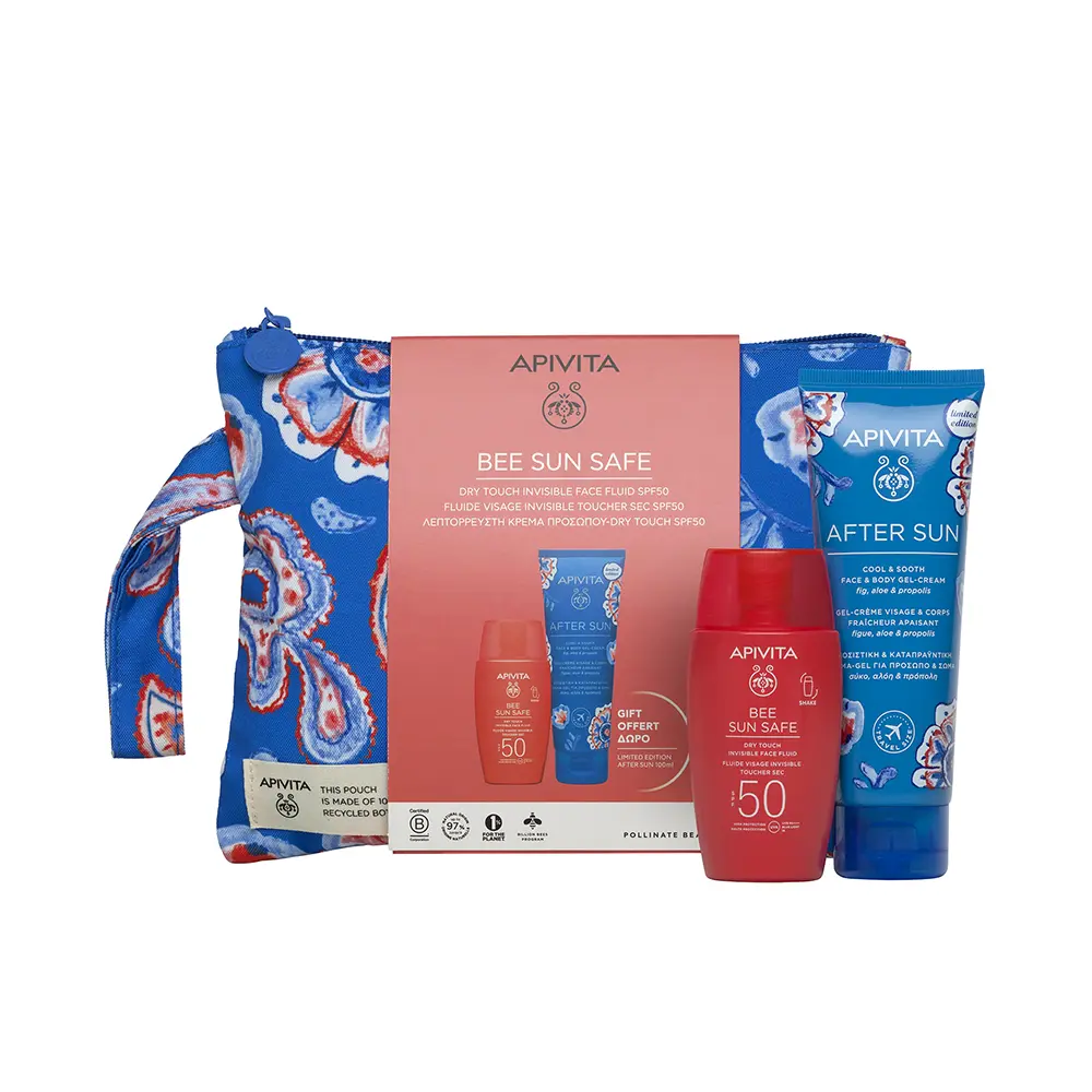 

Крем для лица Bee sun safe fluido facial toque seco spf50 estuche Apivita, 2 шт.