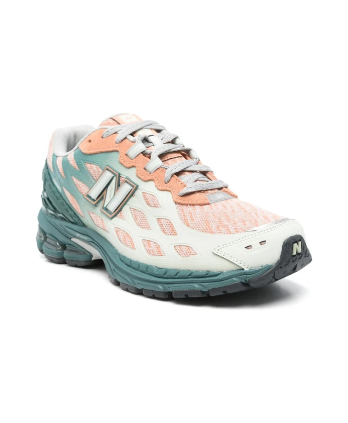 Бирюзово-Зеленые туфли на шнуровке New Balance, мультиколор — фото 2