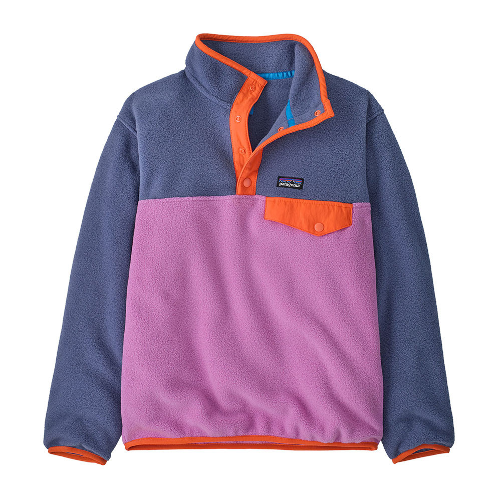 

Легкая флисовая толстовка Patagonia Synchilla Snap-T (детская), Brisk Purple