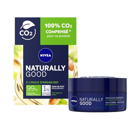 

Naturally Good Regenerating Night Care 50 мл Уход за лицом с 99% натуральными ингредиентами Nivea