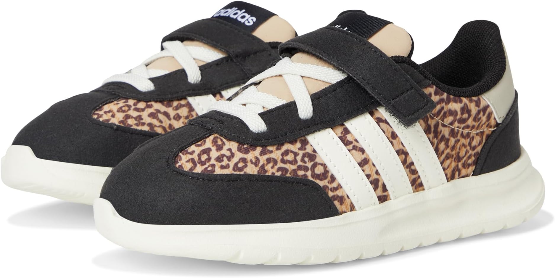 

Кроссовки Adidas Kids Run 70s 2.0 Elastic Lace Sportswear Shoes, Magic Beige/Off-White/Black