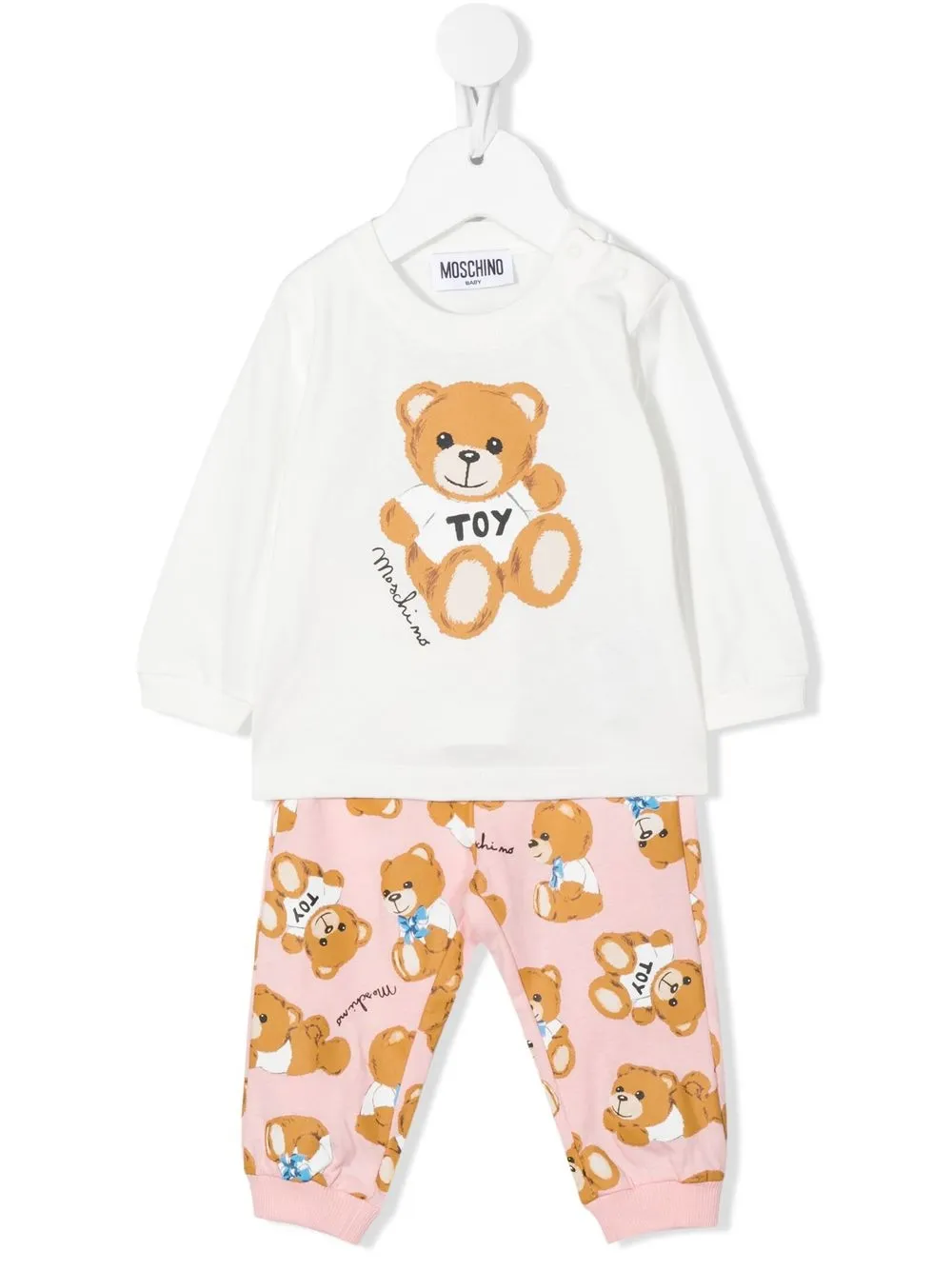 

Пижама с принтом Moschino Kids, белый