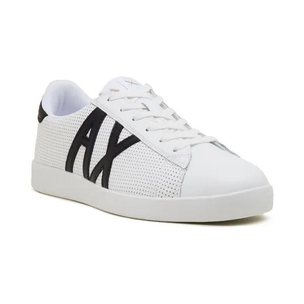 

Кроссовки с добавлением кожи Armani Exchange, белый