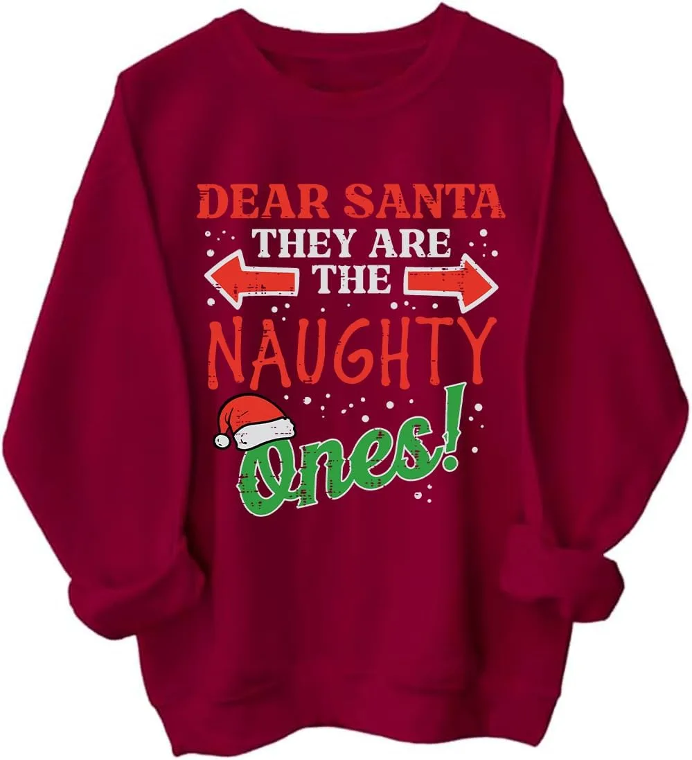 

Свитшот Dear Santa They Are The Naughty Ones Exosea
