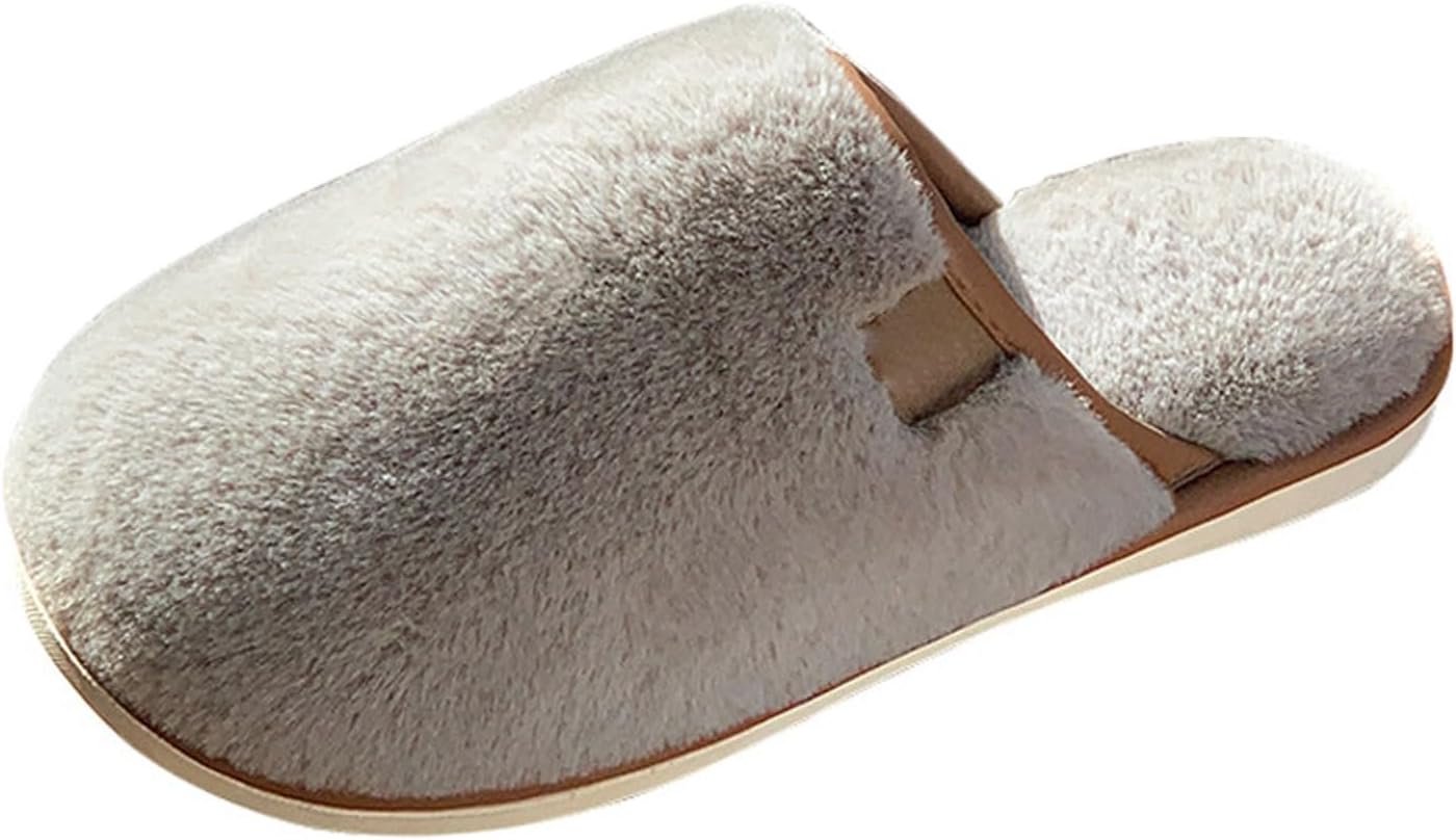 

Зимние тапочки для женщин с уютным флисом и удобной подошвой для дома и улицы Generic, синий