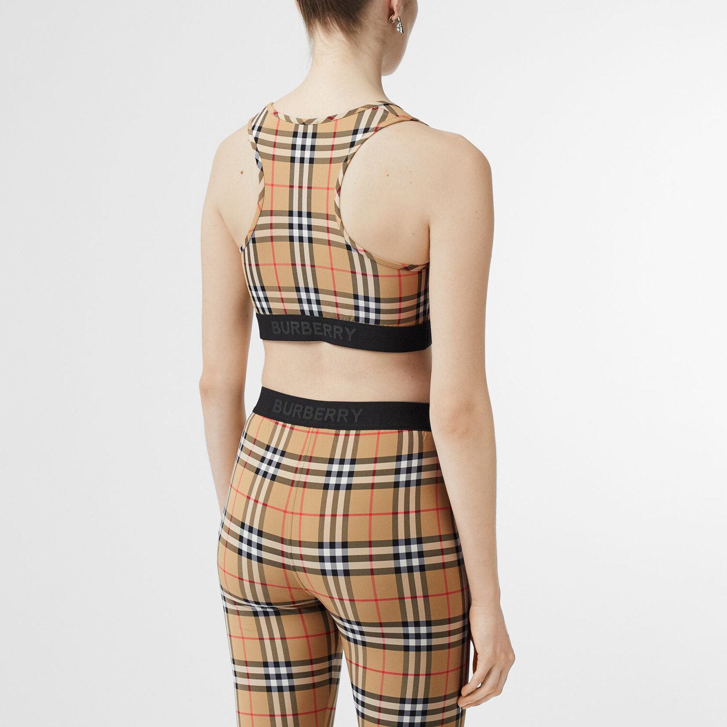 Женское спортивное нижнее белье Burberry, Archive бежевый — фото 3