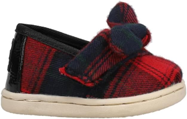 

Кеды без шнурков TOMS для девочек Luca, красный